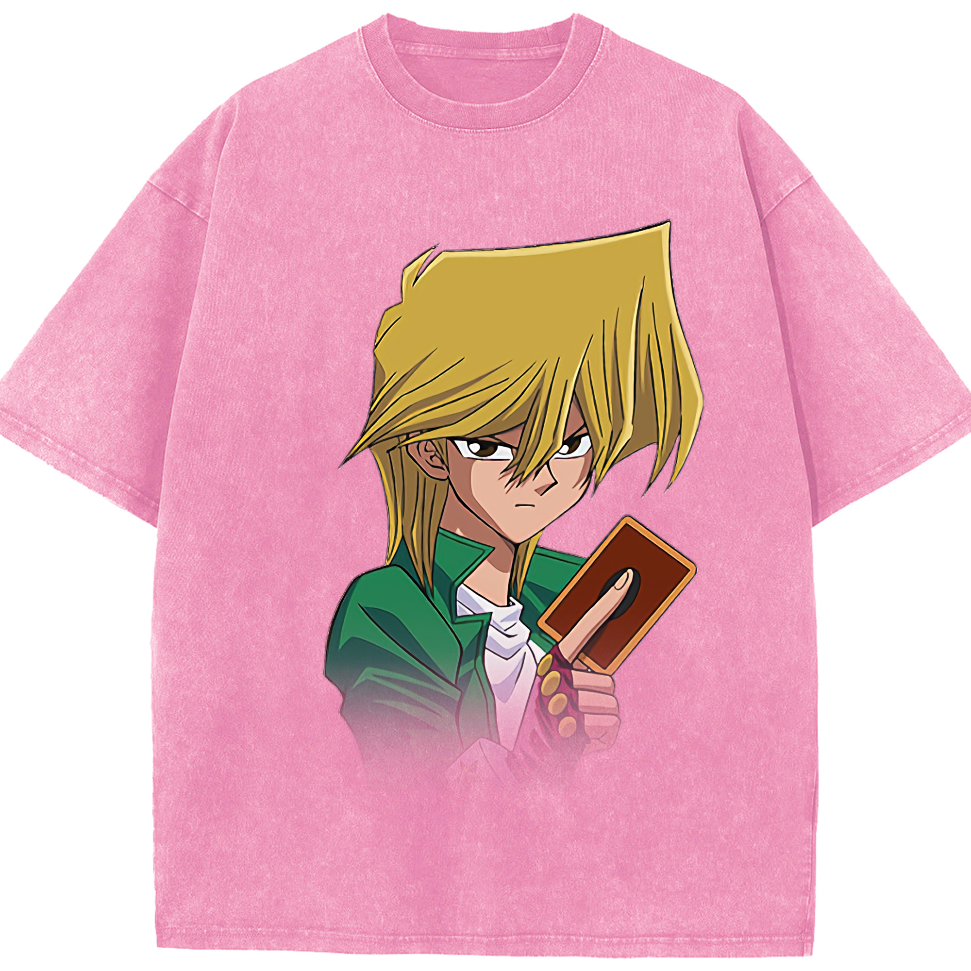 （画像用） 遊☆戯☆王 Yu-Gi-Oh! 綿100% ヴィンテージ風 半袖Tシャツ（フロントプリント）